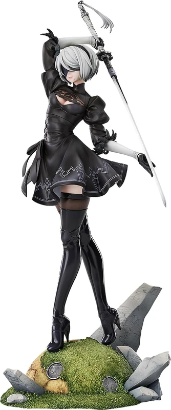 Good Smile Arts Shanghai NieR Automata Ver1.1a 2B (Yoruha No. 2 Type B), 1/7 Scale, Plastic, Painted Finished Product