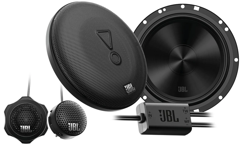 JBL Stage2 GEN2 65C – 6.5 Inch (165mm) 2-Way Component Car Speakers – 90W RMS – 270W Peak – 2 Woofers + 2 Tweeters Audio – With Grilles – Easy Install – OEM Fit