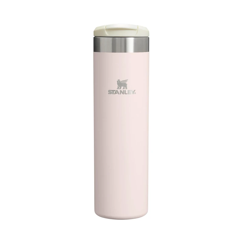 STANLEY Aerolight Transit Travel Mug 0.6L - Keeps 6 Hours Hot - 8 Hours Cold - Dishwasher Safe - Leakproof - Car Cup Holder Compatible - Insulated Coffee Cup - Rose Quartz