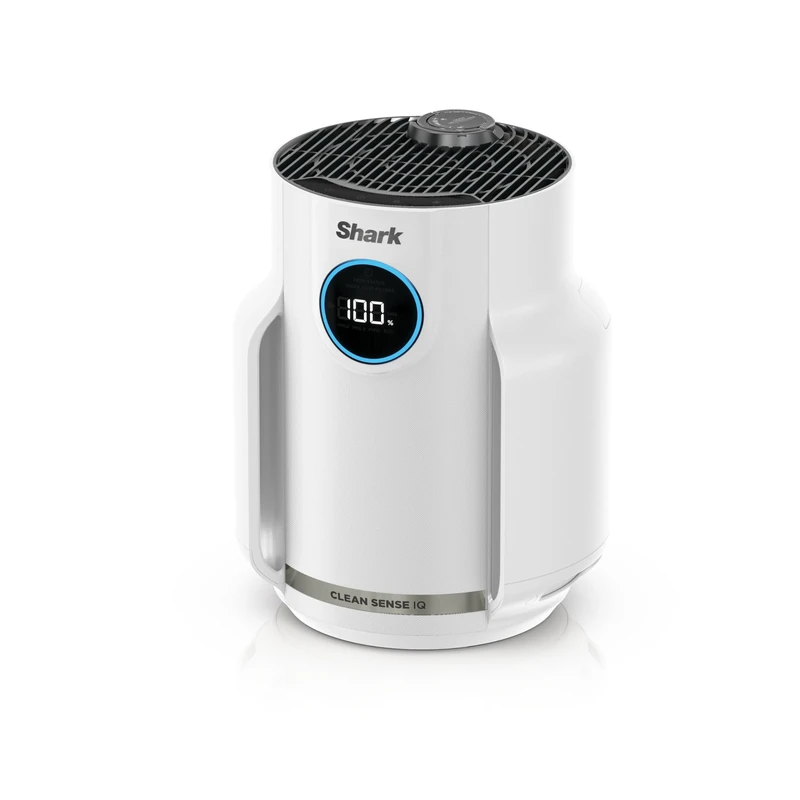 Shark NeverChange5 Air Purifier for Home, Bedroom, Office, Room Coverage 23sqm, 5-Year HEPA Filter Traps 99.97% of Allergens including Dust, Pollen, Pet Dander, Quiet, LED Display, White HP072UKWH