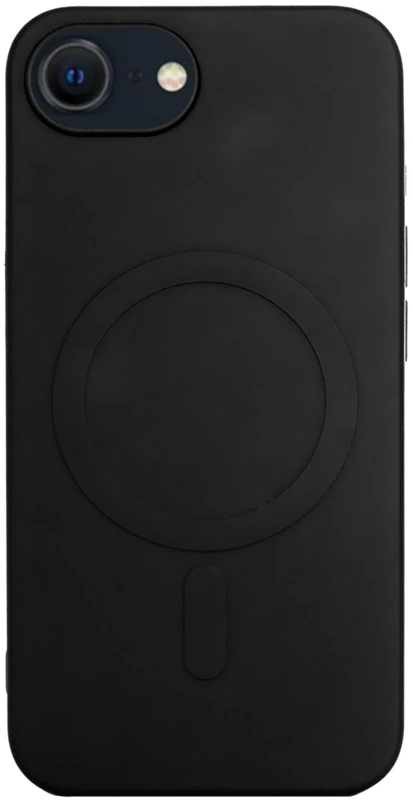 JT Berlin BackCase Pankow Soft MS Compatible with Apple iPhone 16e Case Magnetic (Wireless Charging/Magnetic Charging Compatible, Soft Microfibre Lining) Black