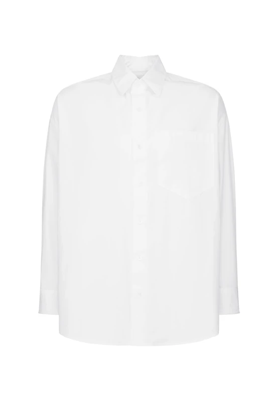 Seidensticker Studio Unisex Hemd Shirt, White, M