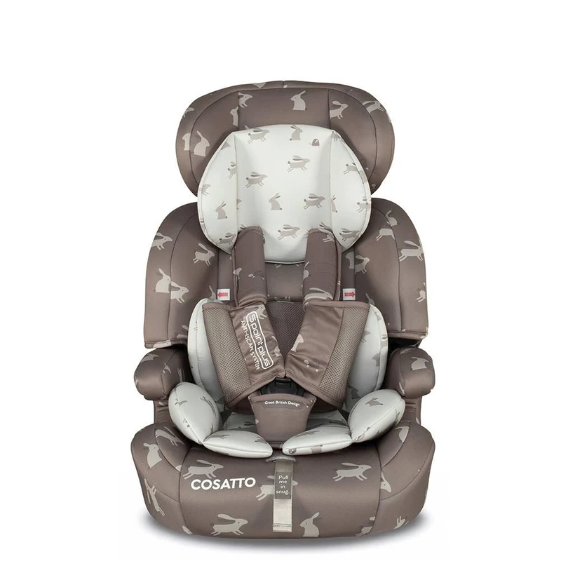 Cosatto Zoomi Toddler Car Seat & Booster Seat | 9 Months-12 Years | 5 Point Anti-Escape Harness, Adjustable Headrest, Removable Washable Covers - Forward Facing for Group 123 (Lollop) - Image 1