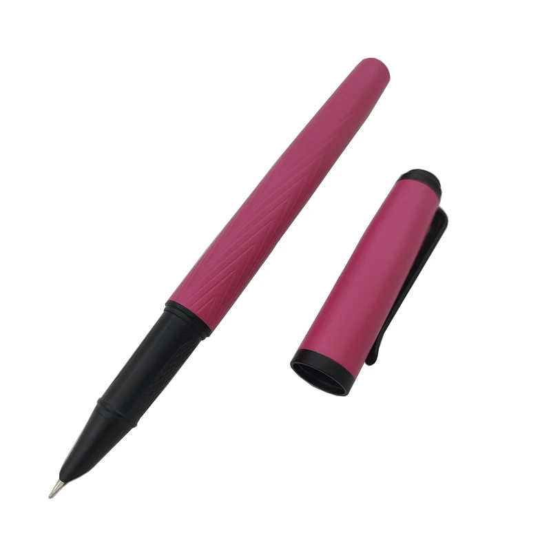 MCKhome Metal Fountain Pen Smooth Writing Office Ink Pen 0.5mmFine Nib Fashion Signature Pen for Writing Nice Gift for Friend and Coworker (Red)