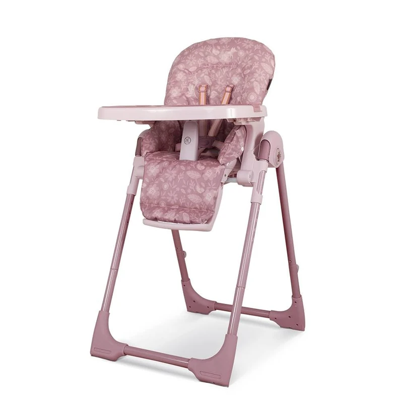 Cosatto Noodle 0+ Highchair | from Birth Reclining Cradle – Height Adjustable Feeding Seat | Compact Fold – Easy Clean Washable Pads & Two?Part Tray (Camille)