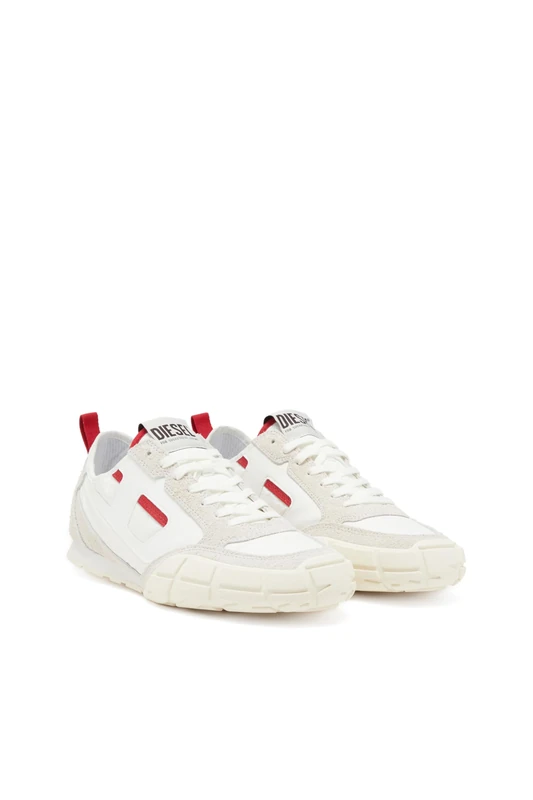 Diesel S-PAGODHA Sneaker, White/Red, 9 UK