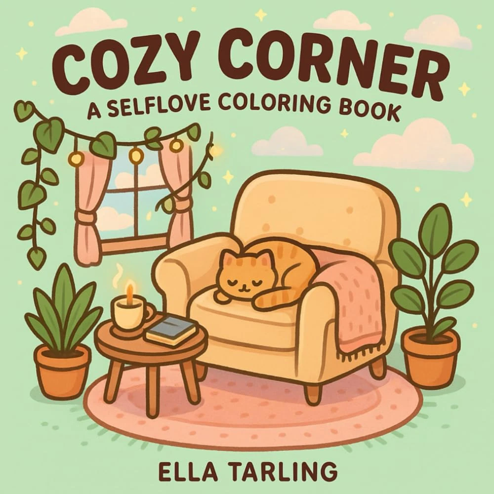 Cozy Corner - A Selflove Coloring Book for Kids & Adults