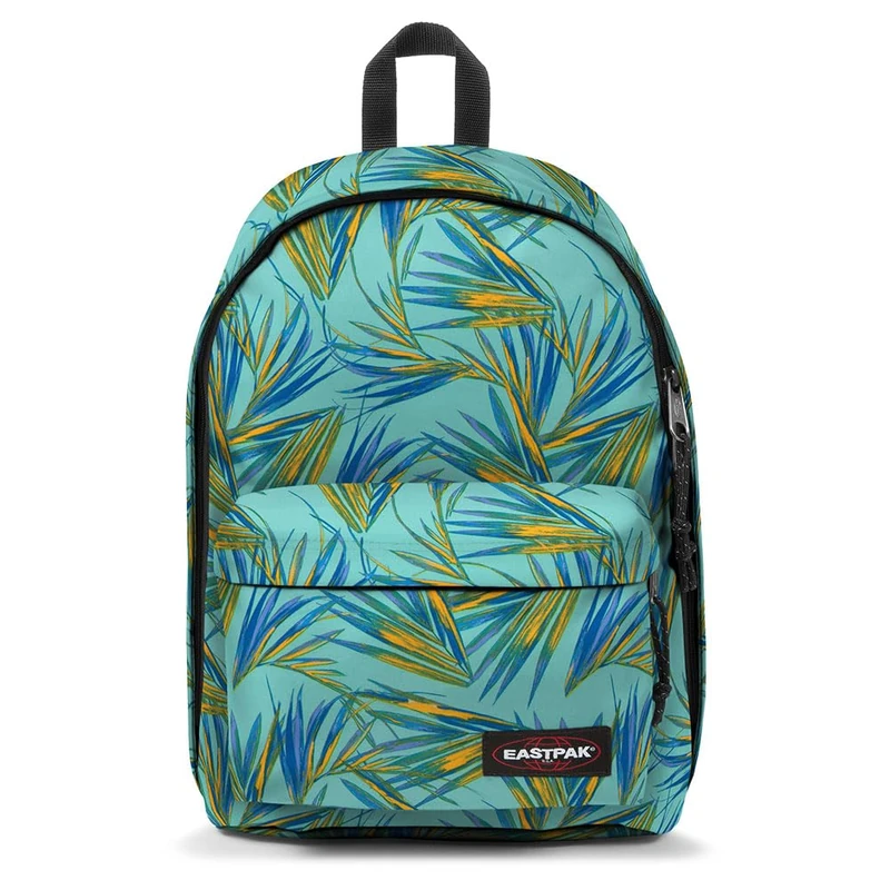 EASTPAK OUT OF OFFICE Backpack, 27 L - Brize Palm Aqua -Blue