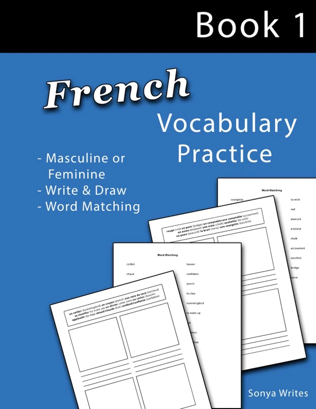 French Vocabulary Practice Book 1