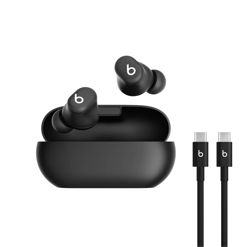 Beats Solo Buds - Wireless Bluetooth Earbuds with USB-C Charging Cable 1.5 m - Matte Black