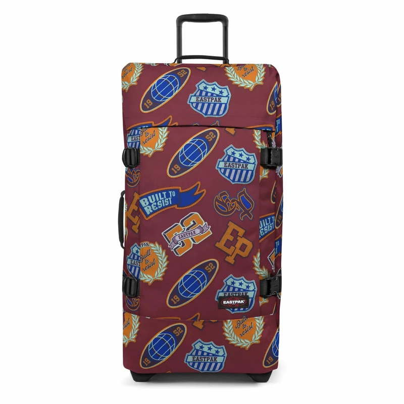EASTPAK TRANVERZ L Suitcase, 79 x 40 x 33 cm, 121 L - Clash Burgundy -Red