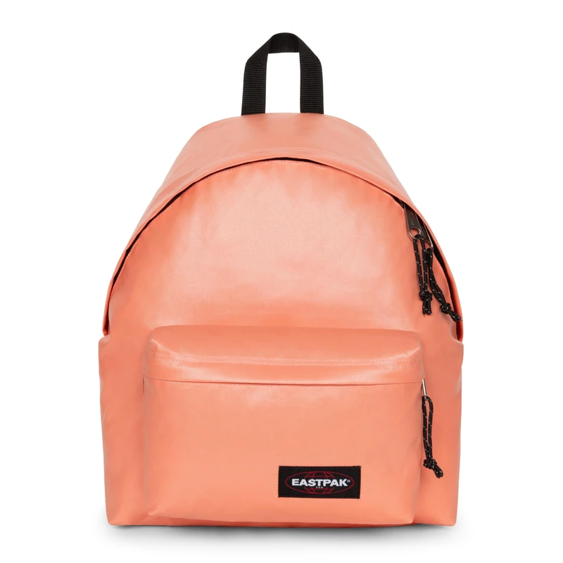Eastpak Padded Pak’r Backpack 24L (40 x 30 x 18 cm), Durable Water-Resistant School & Travel Daypack, Lightweight Classic Backpack with Padded Straps & Front Pocket - Glossy Peach