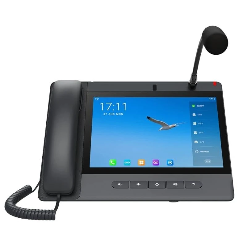 glowster 20 SIP Line Android IP Phone, Ideal for Business Communications and Voice Management.