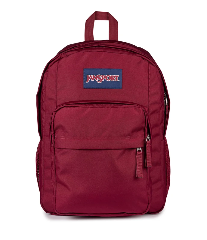 JANSPORT Big Day Pack Large Backpack, 15 Inch Laptop Compartment, 43.5 x 19 x 32.5 cm, Russet Red, Red