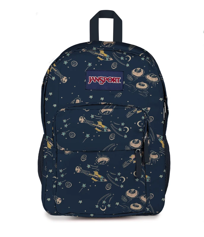 JanSport Big Day Pack Large Backpack, 15 Inch Laptop Compartment, 43.5 x 19 x 32.5 cm, Vortex Voyage, Multicolor