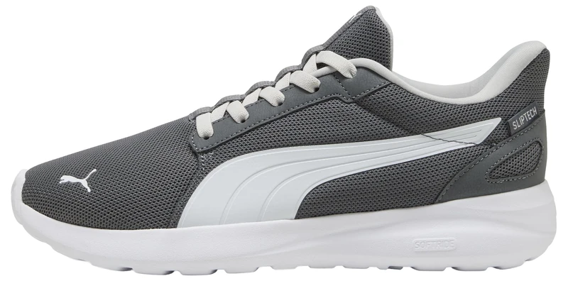 PUMA Unisex SOFTRIDE Cosmic LT SLIPTECH Sneaker, Cool Dark Gray White, 8 UK