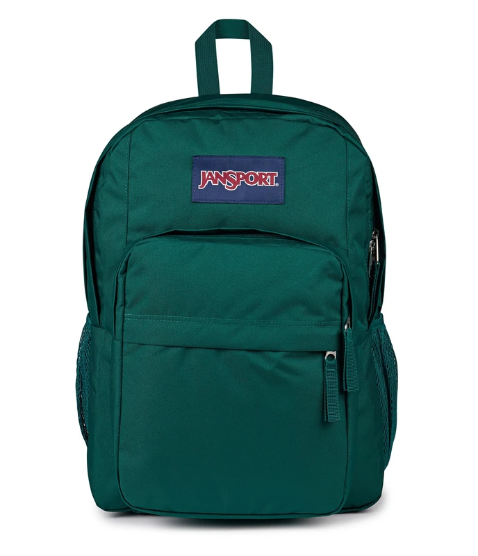 JanSport Big Day Pack Large Backpack, 15 Inch Laptop Compartment, 43.5 x 19 x 32.5 cm, Deep Juniper, Multicolor