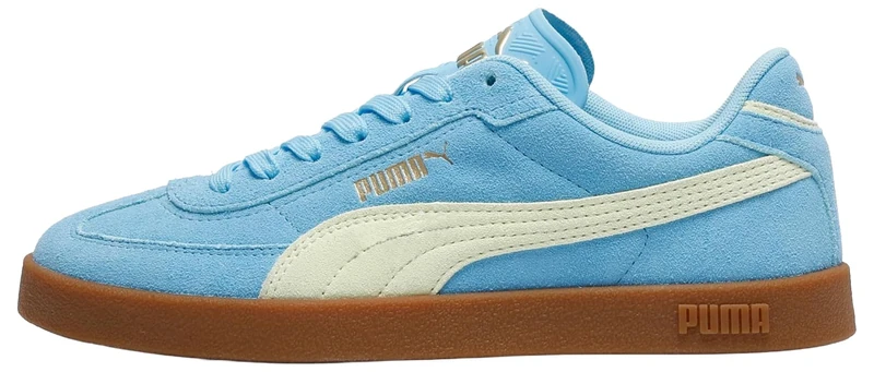 PUMA Unisex Club II Era Suede Trainers, Vibrant Blue-Apple Spritz, 9.5 UK