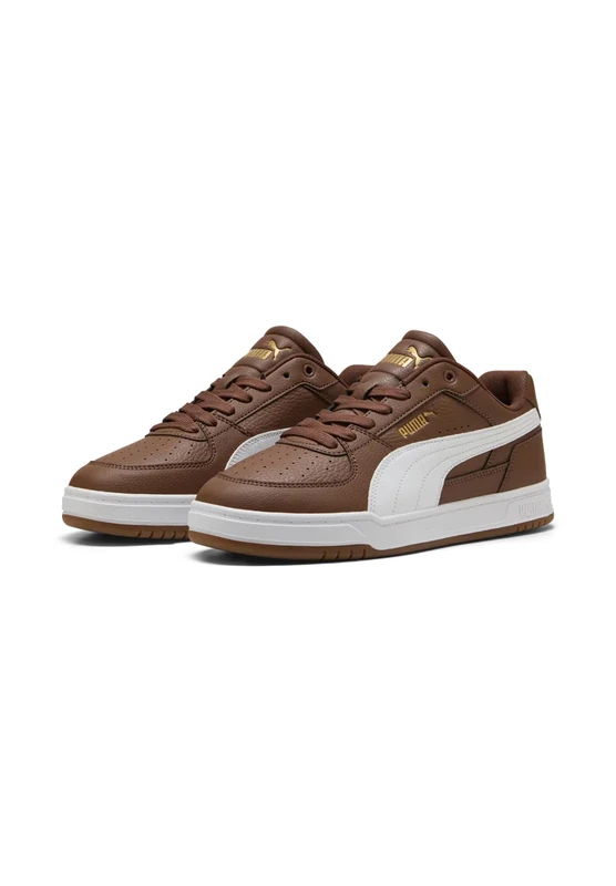 PUMA Unisex CAVEN III Sneaker, Chestnut Brown White-Gold, 7.5 UK