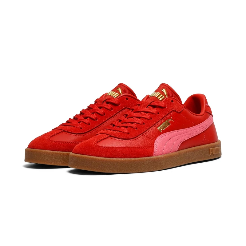 PUMA Unisex Club II Era Trainers, Candy Apple-Magic Rose, 8.5 UK