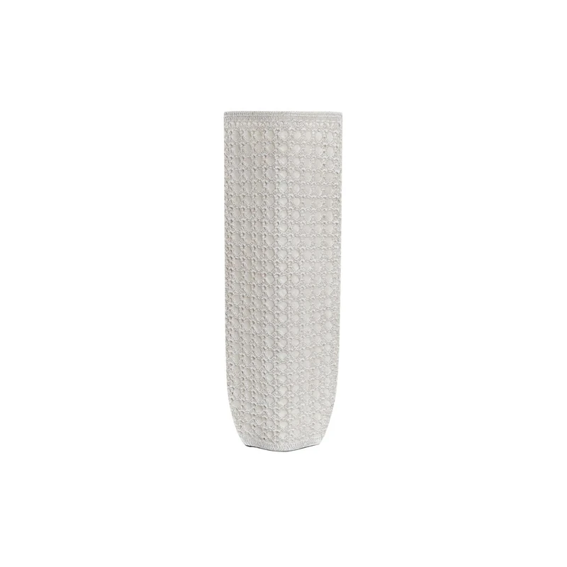 VASE RESIN 17X10X47 WHITE