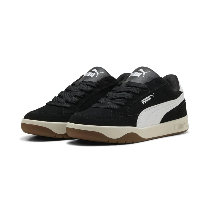 PUMA Unisex Park LT SD Sneaker, Black White, 10 UK