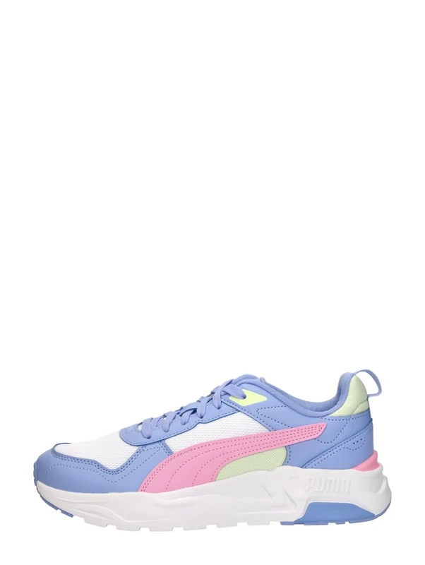 PUMA Trinity 2 LT JR Sneaker, White-Pink Shimmer-Intense Lavender, 6 UK