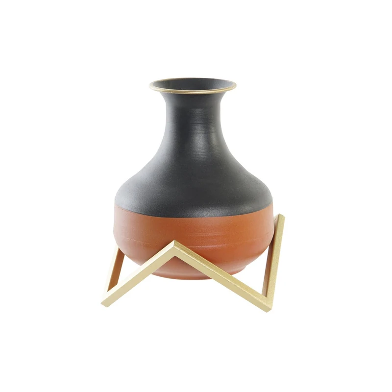 METAL VASE 20X20X23 MULTICOLOR BASE
