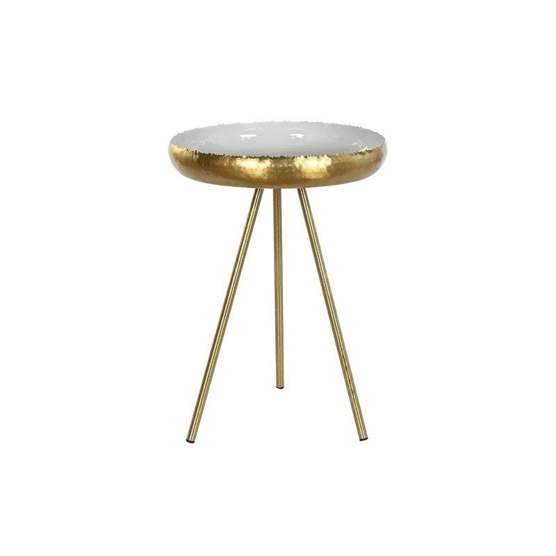 AlexandreHouse SIDE TABLE METAL 43X43X61 LACQUER BLUE - Image 1