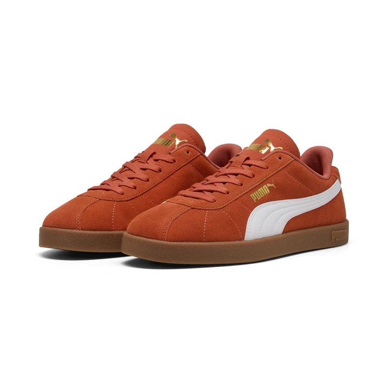 PUMA Unisex Club II Trainers, Amarena-PUMA White, 10 UK