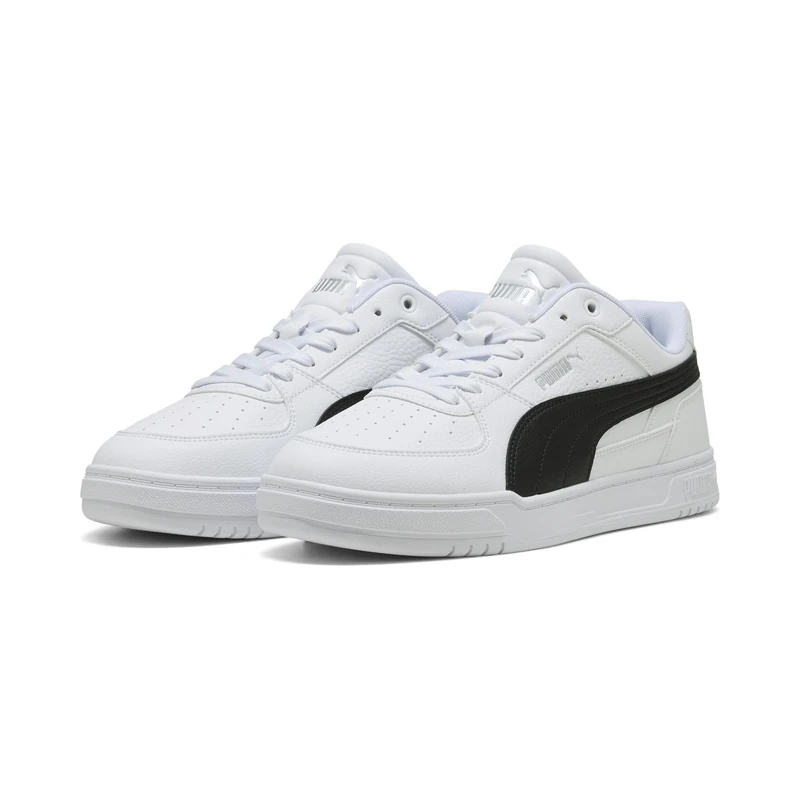 PUMA Unisex CAVEN III Sneaker, White Black Silver, 4.5 UK
