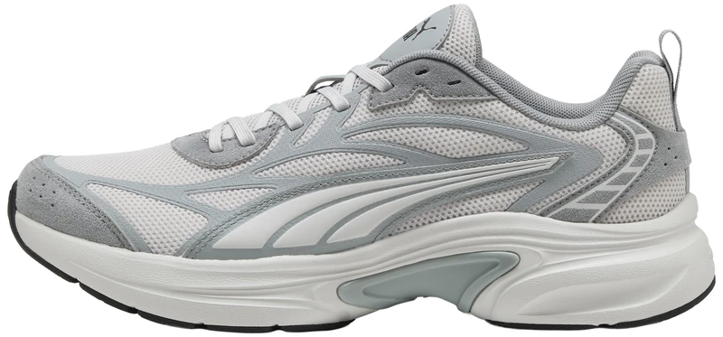 PUMA Unisex SOFTRIDE Escalate Sneaker, Feather Gray-Cool MID Gray Black, 6 UK