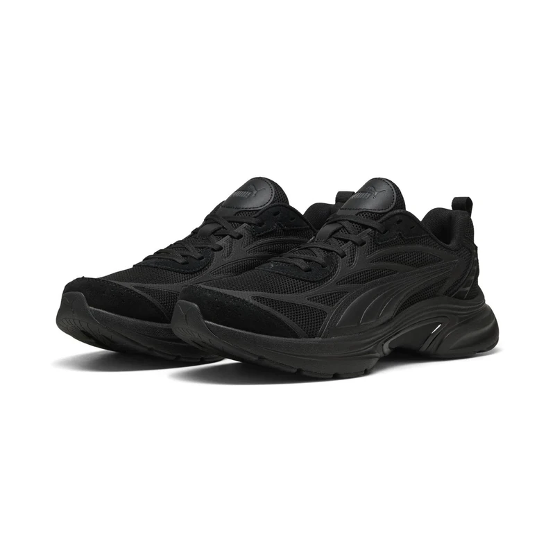 PUMA Unisex SOFTRIDE Escalate Sneaker, Black Black-Strong Gray, 6.5 UK