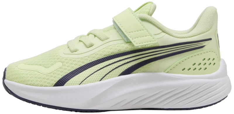 PUMA Pounce LITE AC+ PS Sneaker, Apple Spritz-Shadow Gray White, 10 UK Child