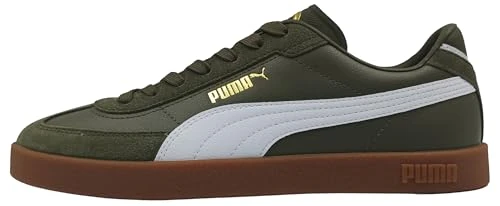 PUMA Unisex Club II Era Trainers, Loden Green-PUMA White, 8 UK