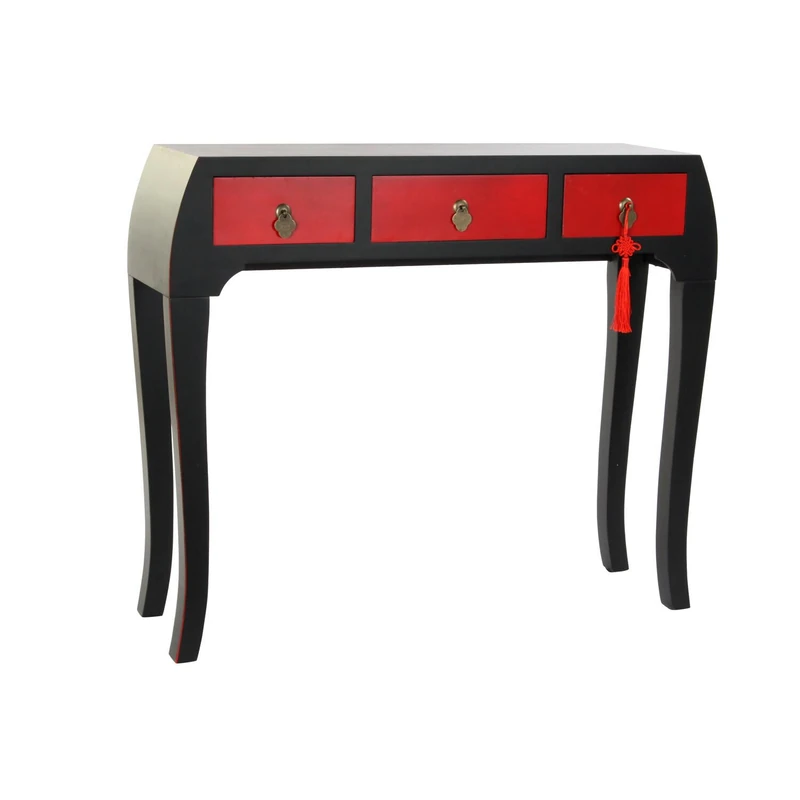 AlexandreHouse CONSOLE FIR MDF 96X27X80 RED