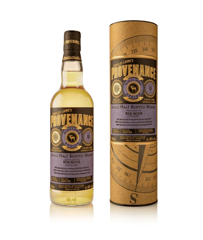 PROVENANCE, BEN NEVIS, 2016, 8 YEARS OLD, 70CL, 46.0% ALC./VOL.