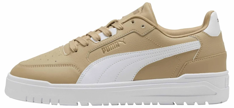 PUMA Unisex Shuffle Downtown Sneaker, Sand Dune White, 13 UK