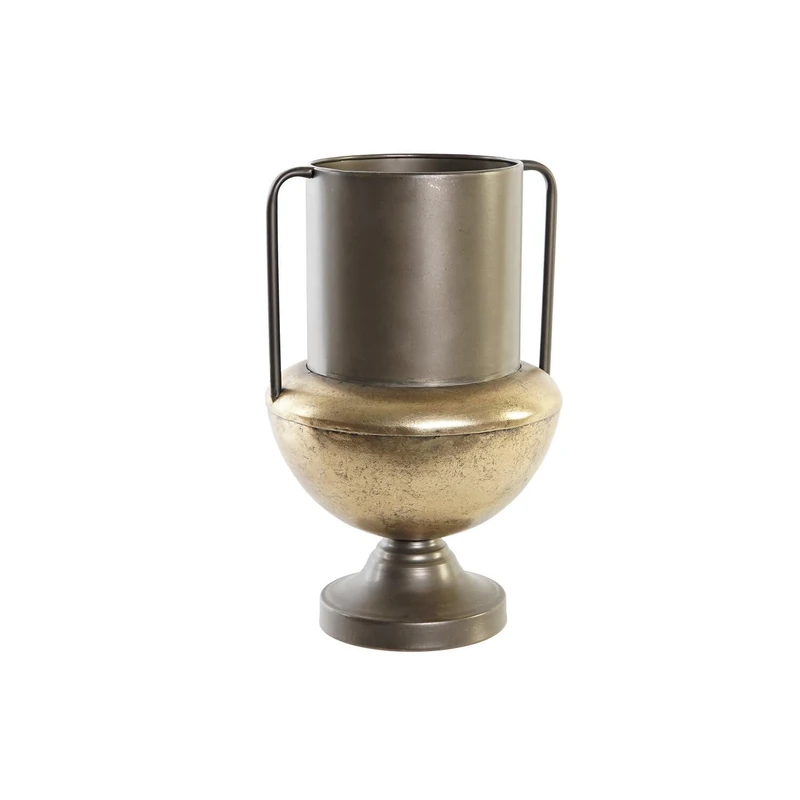 AlexandreHouse VASE Metal 20X20X33 Black - Image 1