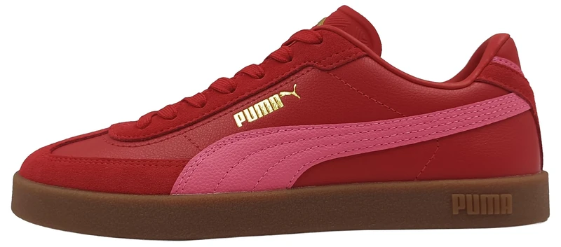 PUMA Unisex Club II Era Trainers, Candy Apple-Magic Rose, 5.5 UK