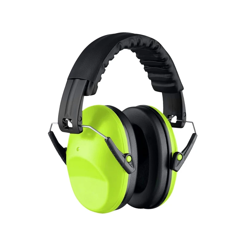 Kids Ear Defenders - 26db SNR Ear Defenders - Sound Blocking Earmuffs Autism - Noise Cancelling Headphones Toddlers (Green)