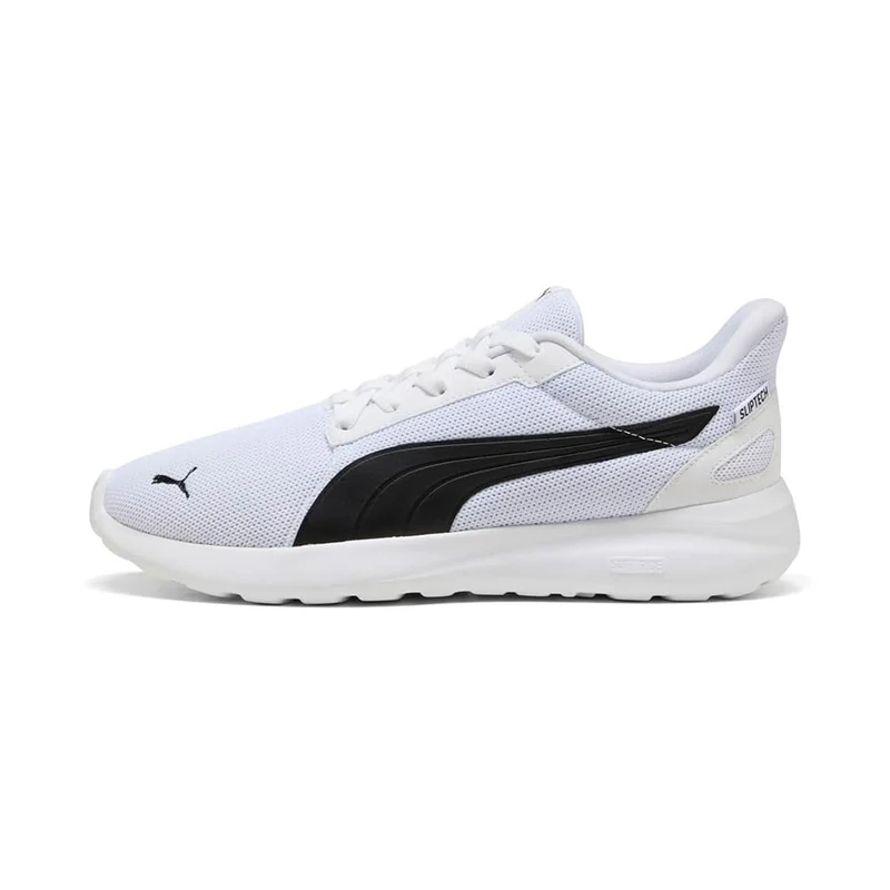 PUMA Unisex SOFTRIDE Cosmic LT SLIPTECH Sneaker, White Black, 9 UK