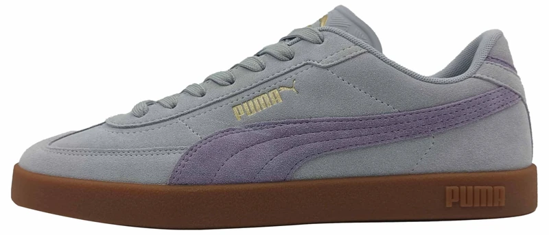 PUMA Unisex Club II Era Suede Trainers, Vibrant Silver-Lilac Luster, 4.5 UK