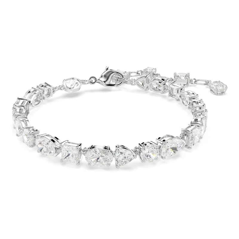 Swarovski Mesmera Bracelet - Clear Mixed-Cut Crystals - Image 1