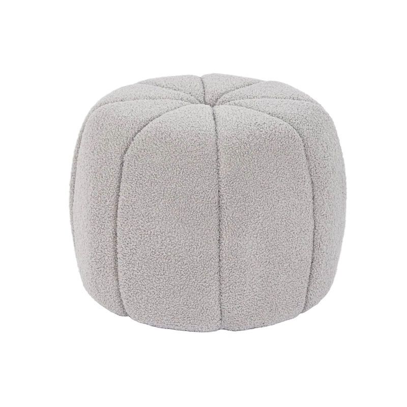 AlexandreHouse Footrest Polyester 50X50X38 BORREGUITO GREY