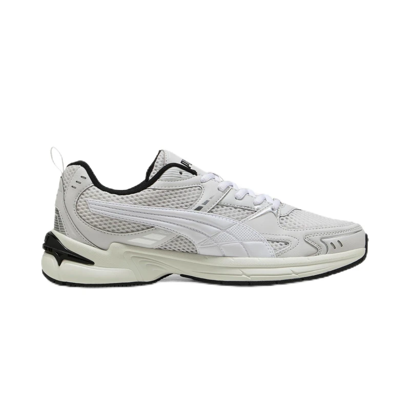 PUMA Unisex MILENIO TECH 2000 Sneaker, Feather Gray White Silver, 8.5 UK