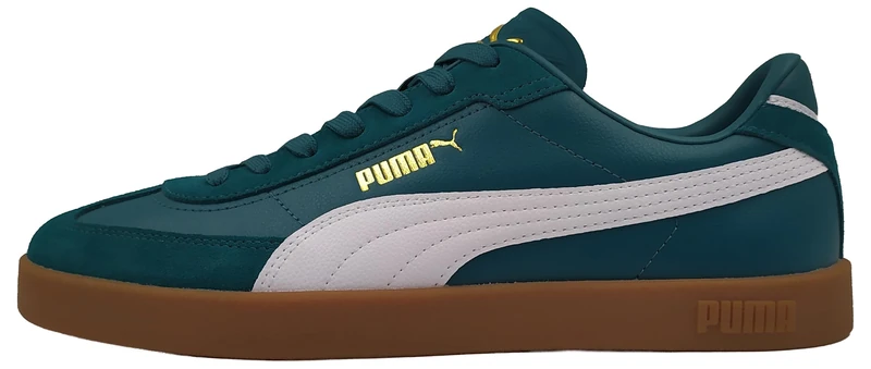 PUMA Unisex Club II Era Trainers, Emerald Ice-PUMA White, 6 UK