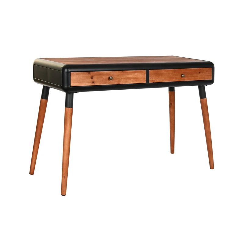AlexandreHouse CONSOLE FIR METAL 120X50X77 DARK BROWN