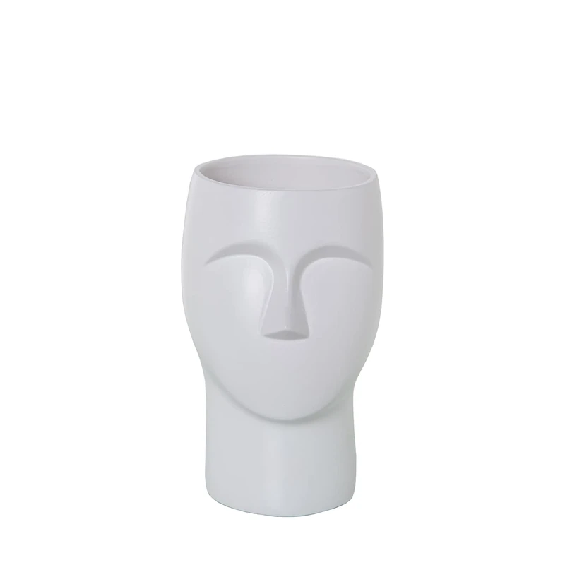 Ceramic Vase 24 cm Face BL Matt - Image 1
