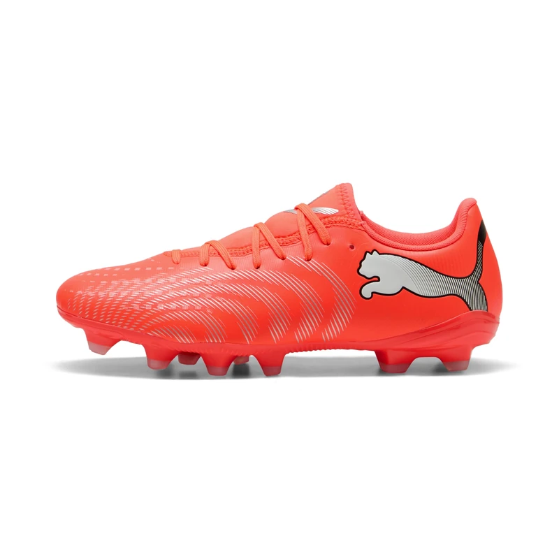 PUMA Mens Future .4 FG Firm Ground Football Boots Red/Silver 6 UK